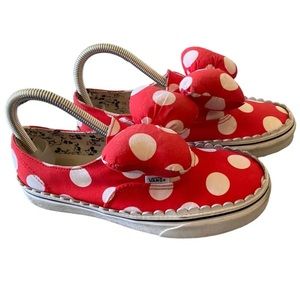 Minnie Mouse- Polka Dot Vans (hard to find) womens 7.5